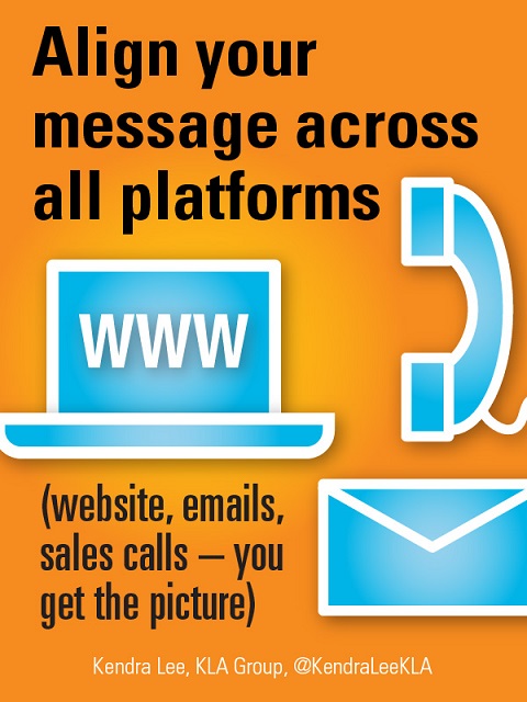 Align your message across all platforms
