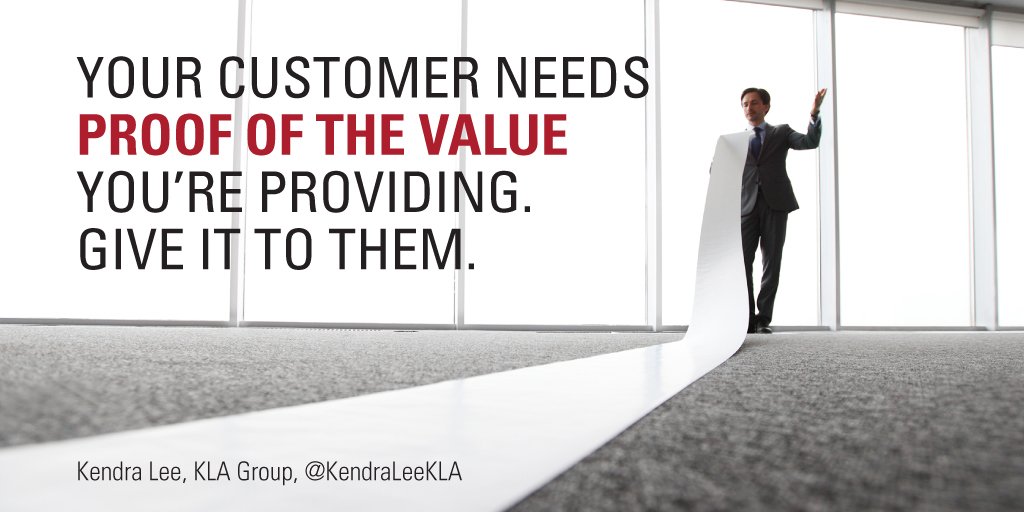 Keep customers loyal with proof of value