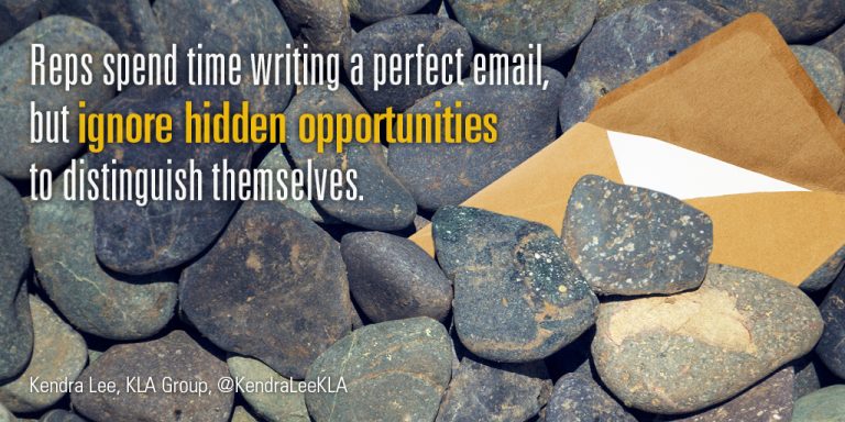 Hidden opportunities to distinguish your prospecting emails