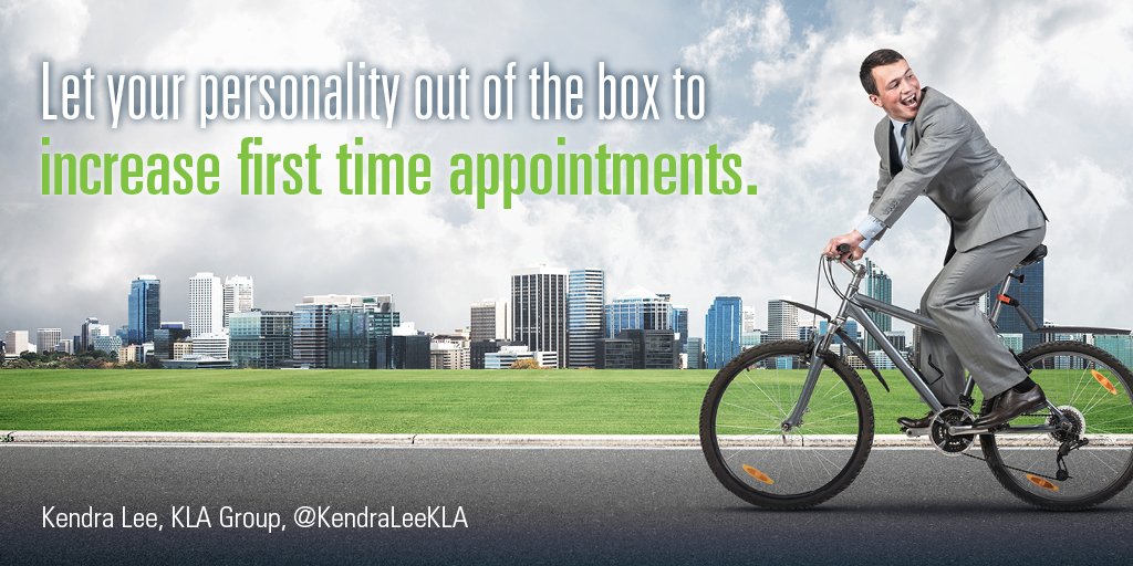 Use your personality to increase first time appointments during cold calls