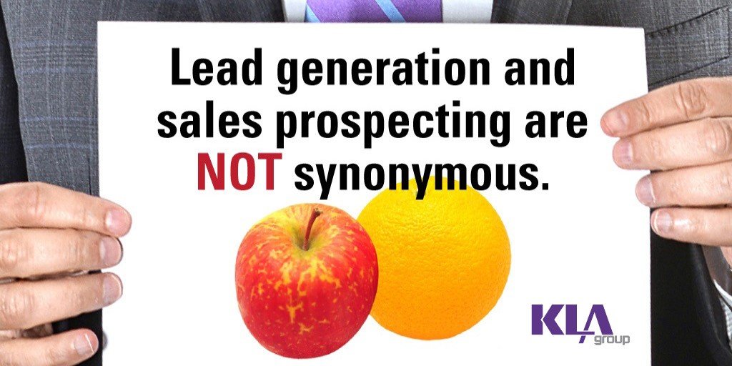 Lead Generation Campaigns versus Sales Prospecting