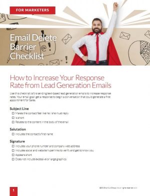 Email Delete Barrier Checklist