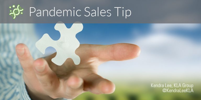 Pandemic sales tip
