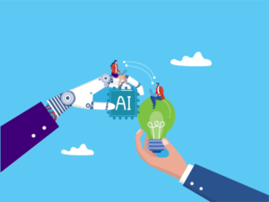 Business professionals representing digital trust, credibility, and consistent messaging that improves AI visibility and buyer confidence