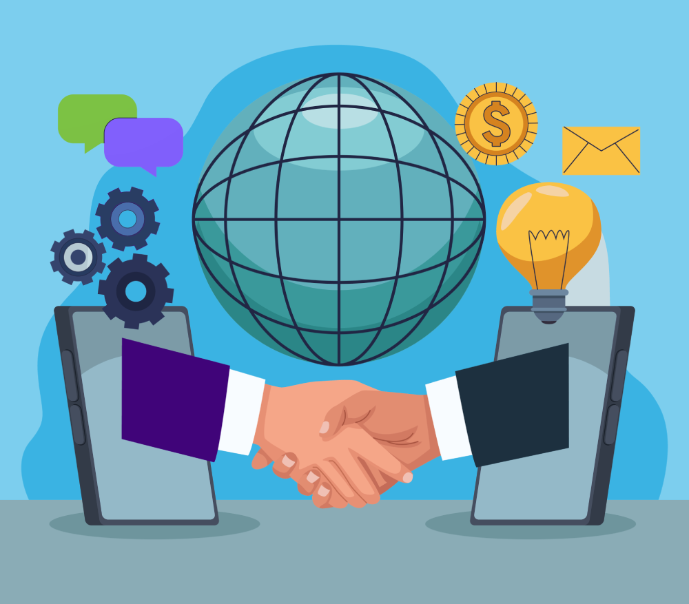 System showing trust-based engagement funneling the right contacts into a CRM for organized follow up