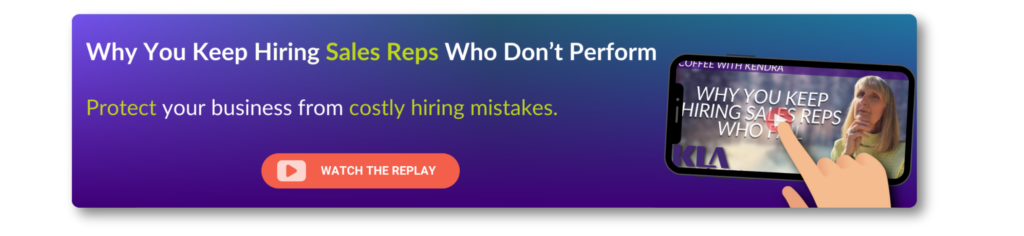 Replay banner about preventing bad sales hires using assessments