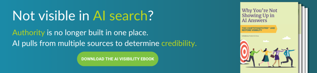 AI pulls from multiple sources to assess credibility and determine search visibility